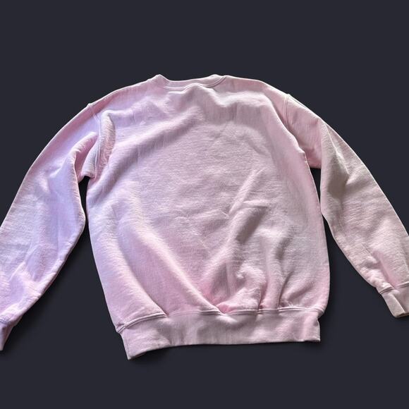 Pink Graphic Sweatshirt ,“Miss Me With That Bullshit” Crewneck • Unisex Pullover - Picture 4 of 4